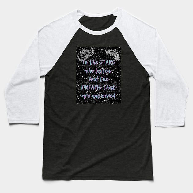 The Dream Court Baseball T-Shirt by fantasy kick